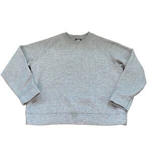 Ivy Park Pullover Sweater - Gray Logo - Women's Size L